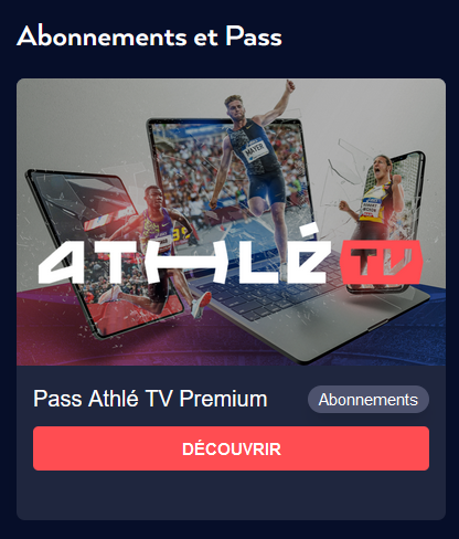 Offre AthléTV Premium